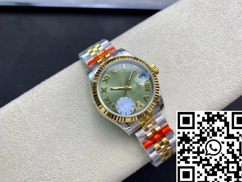 Green 31MM Dial Factory 178273 Rolex TW Datejust 0923